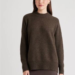 Quince superfine merino sweater size medium dark brown